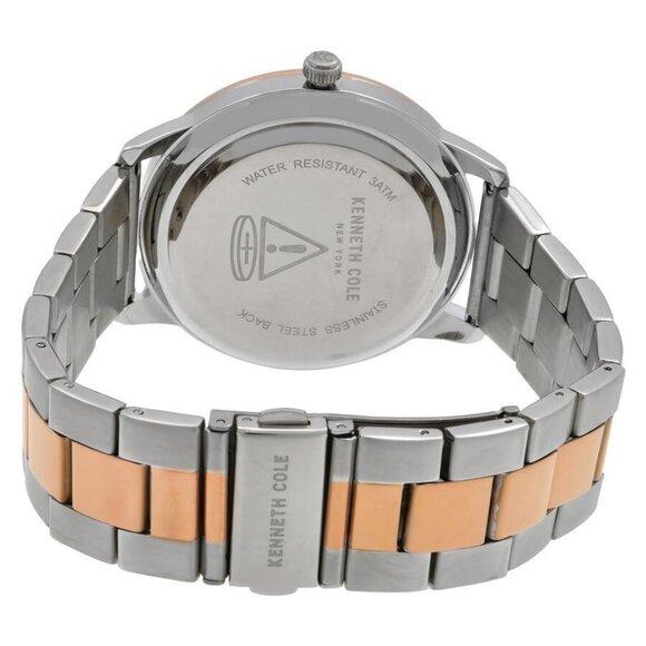 NWT Authentic Kenneth Cole New York Quartz White Dial Men's Watch - Picture 3 of 3